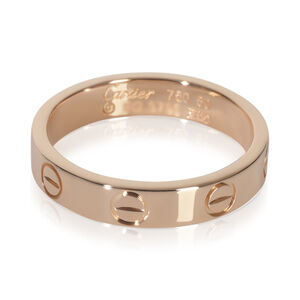 Cartier Rose Gold  Small Model Love Ring